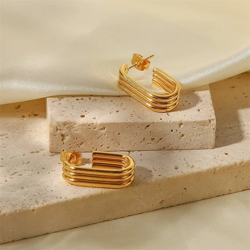 U-shaped Open Earrings