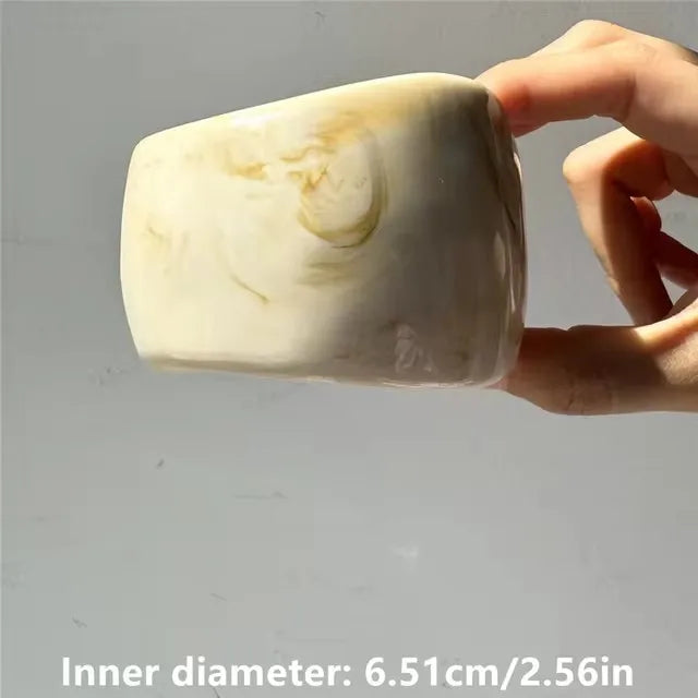 Wide Asymmetrical Resin Bracelet