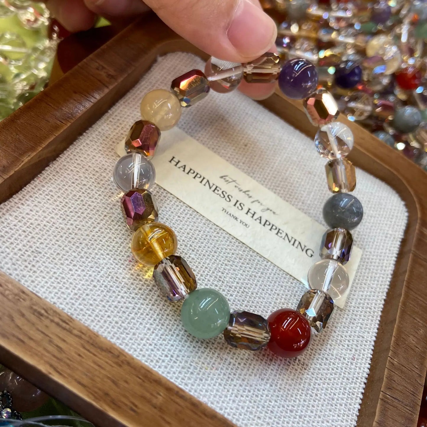 Candy natural crystal bracelet