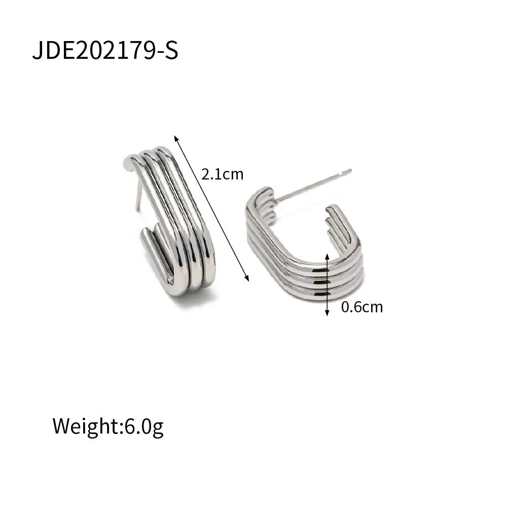 U-shaped Open Earrings