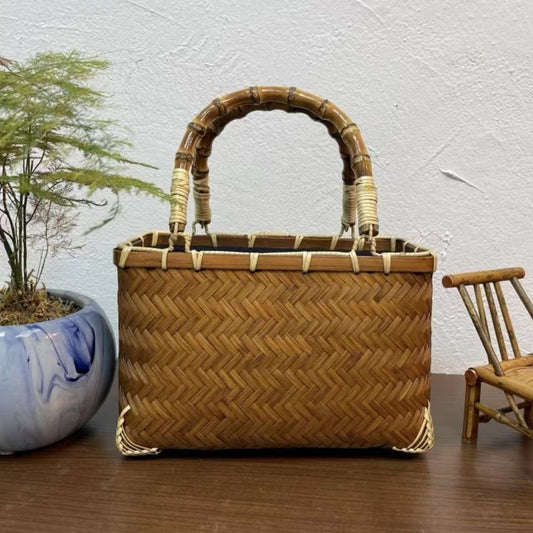 Woven Bamboo Bag