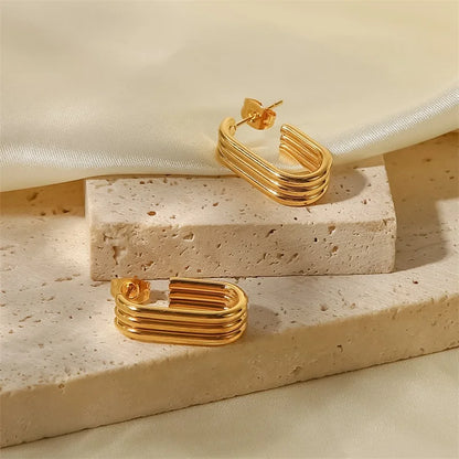 U-shaped Open Earrings