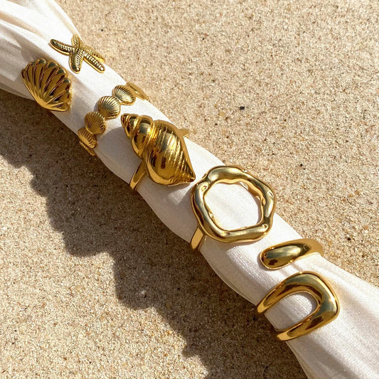 Marine-Inspired Ring