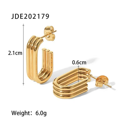 U-shaped Open Earrings