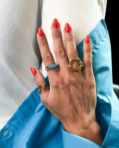 Marine-Inspired Ring