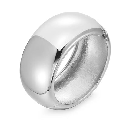 Wide Asymmetrical Resin Bracelet