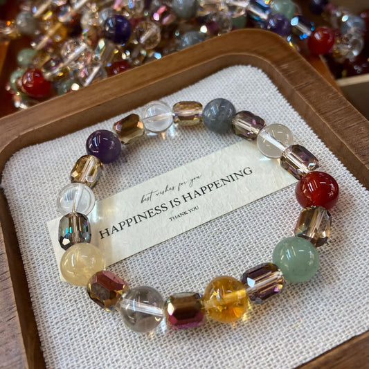 Candy natural crystal  bracelet