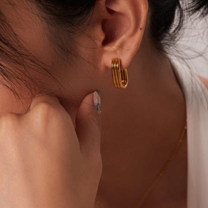 U-shaped Open Earrings
