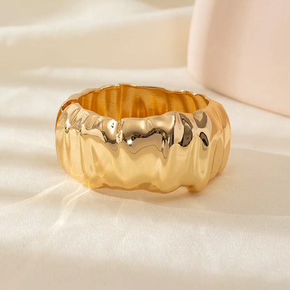 Wide Asymmetrical Resin Bracelet