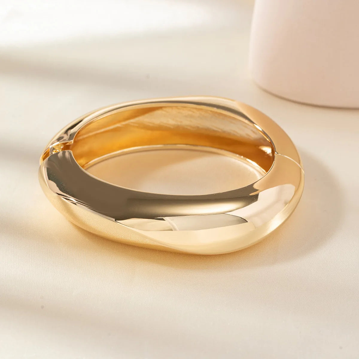 Wide Asymmetrical Resin Bracelet