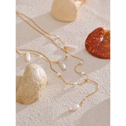 Baroque Pearls Double-Layer Necklace