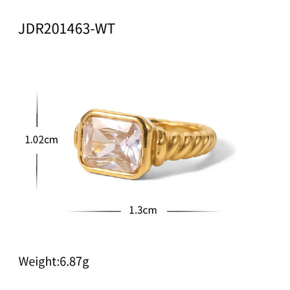 Geometric Fashion Ring