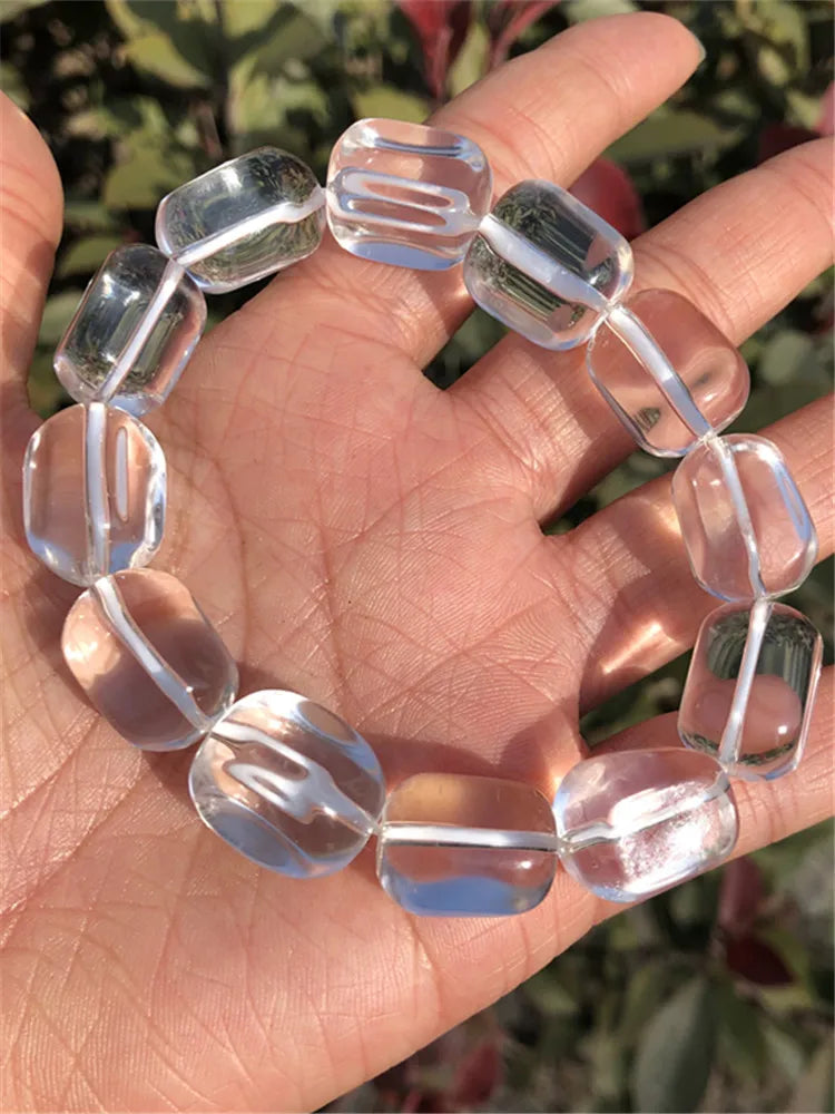 Natural White Clear  Bracelet