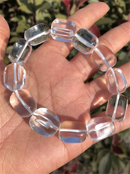 Natural White Clear  Bracelet