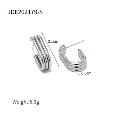 U-shaped Open Earrings