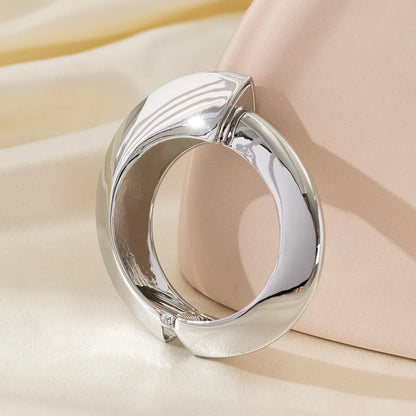 Wide Asymmetrical Resin Bracelet