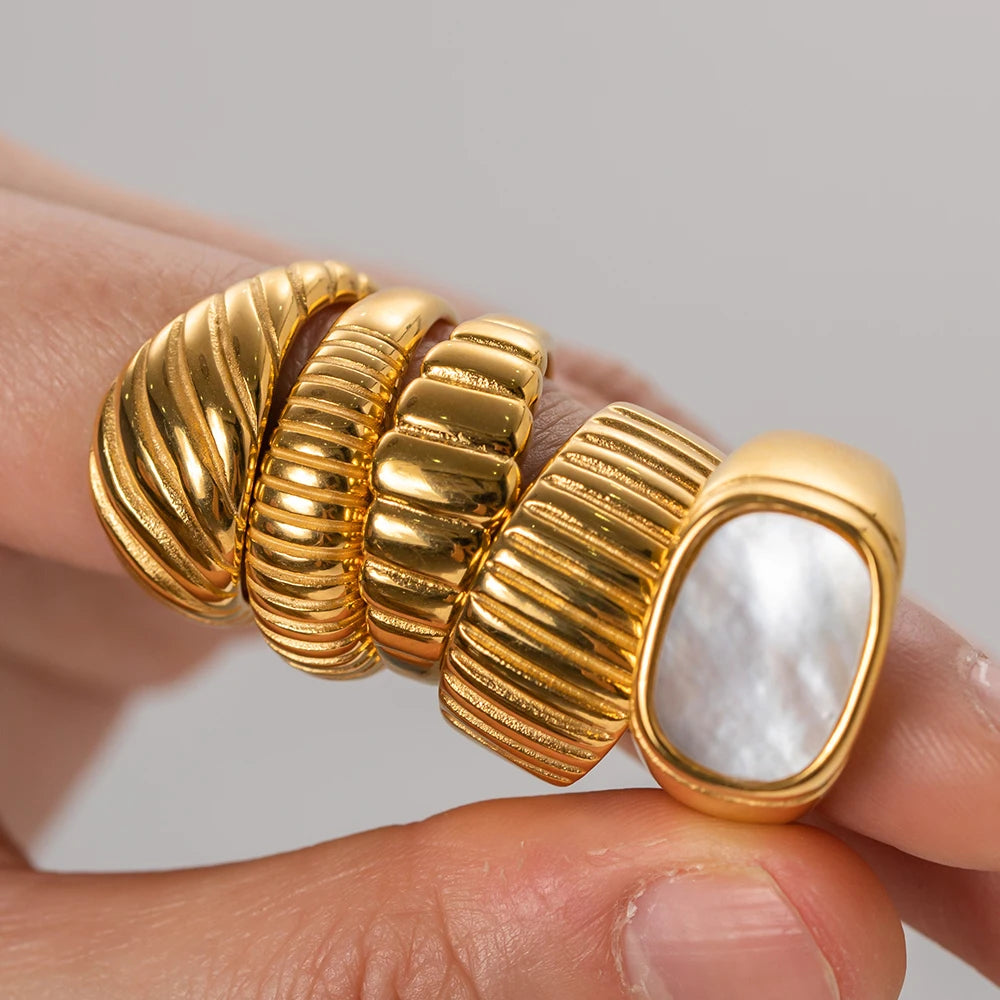 Geometric Fashion Ring