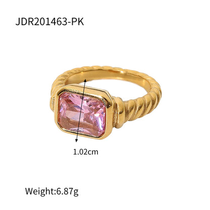 Geometric Fashion Ring